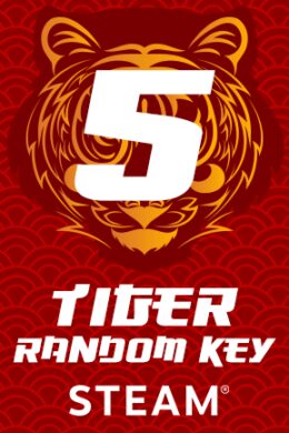 Tiger Random 5 Keys - Steam Key - GLOBAL